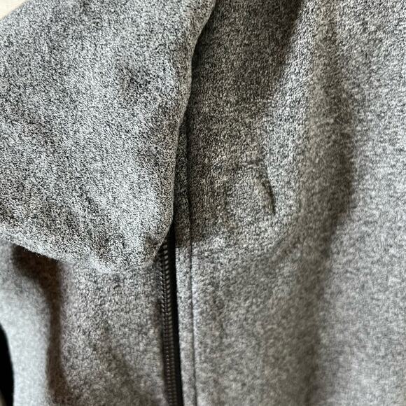 Lululemon Women's Wrap Up Jacket Heathered Speckled Black Hoodie Size 6 Lounge - Picture 8 of 9